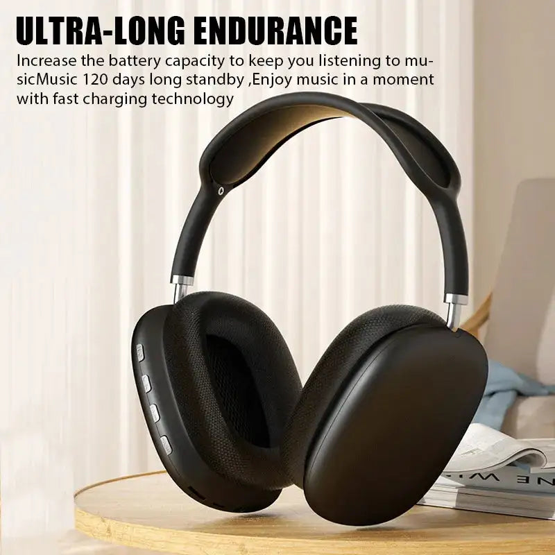 Premium Wireless Bluetooth Headphones Noise Cancelling With Microphone