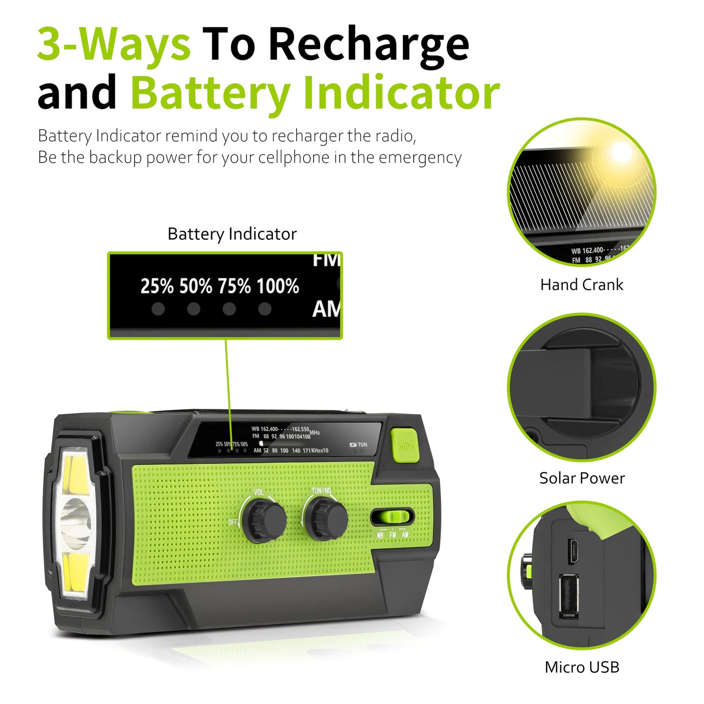 New Solar Hand Radio